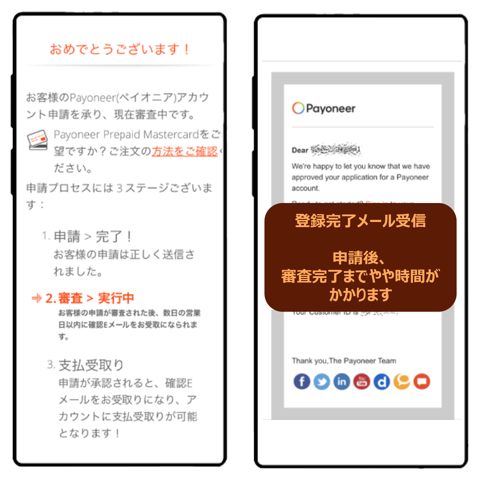 申請(個人)お知らせ